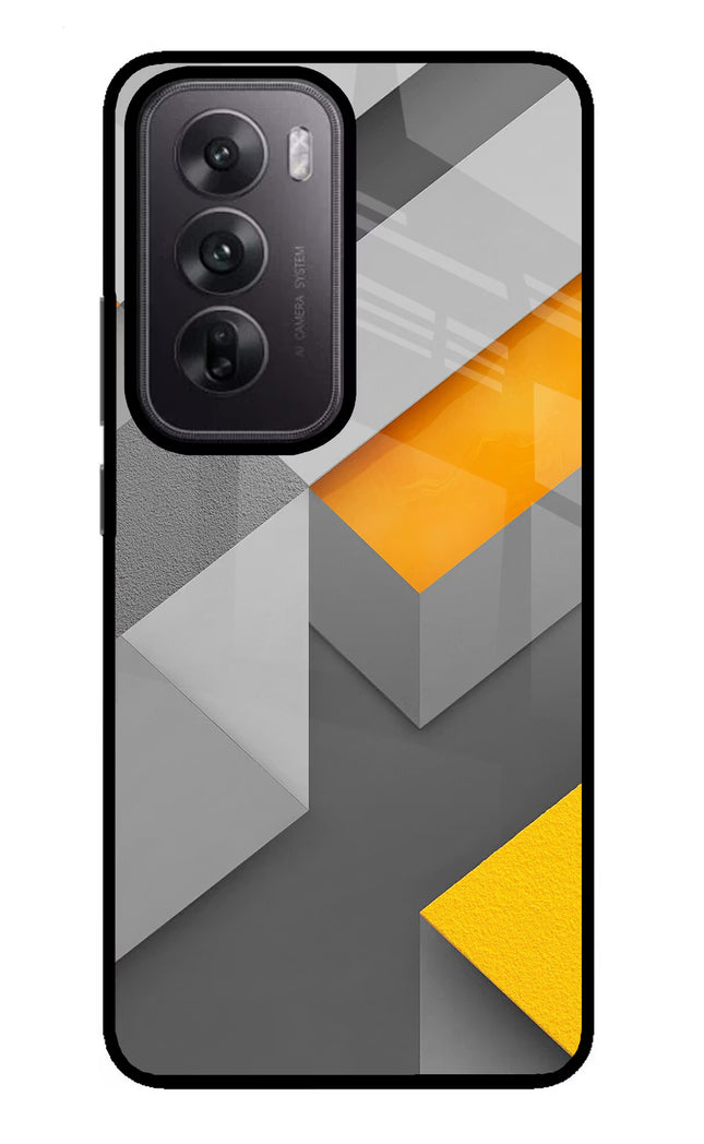 Abstract Oppo Reno12 5G Glass Case