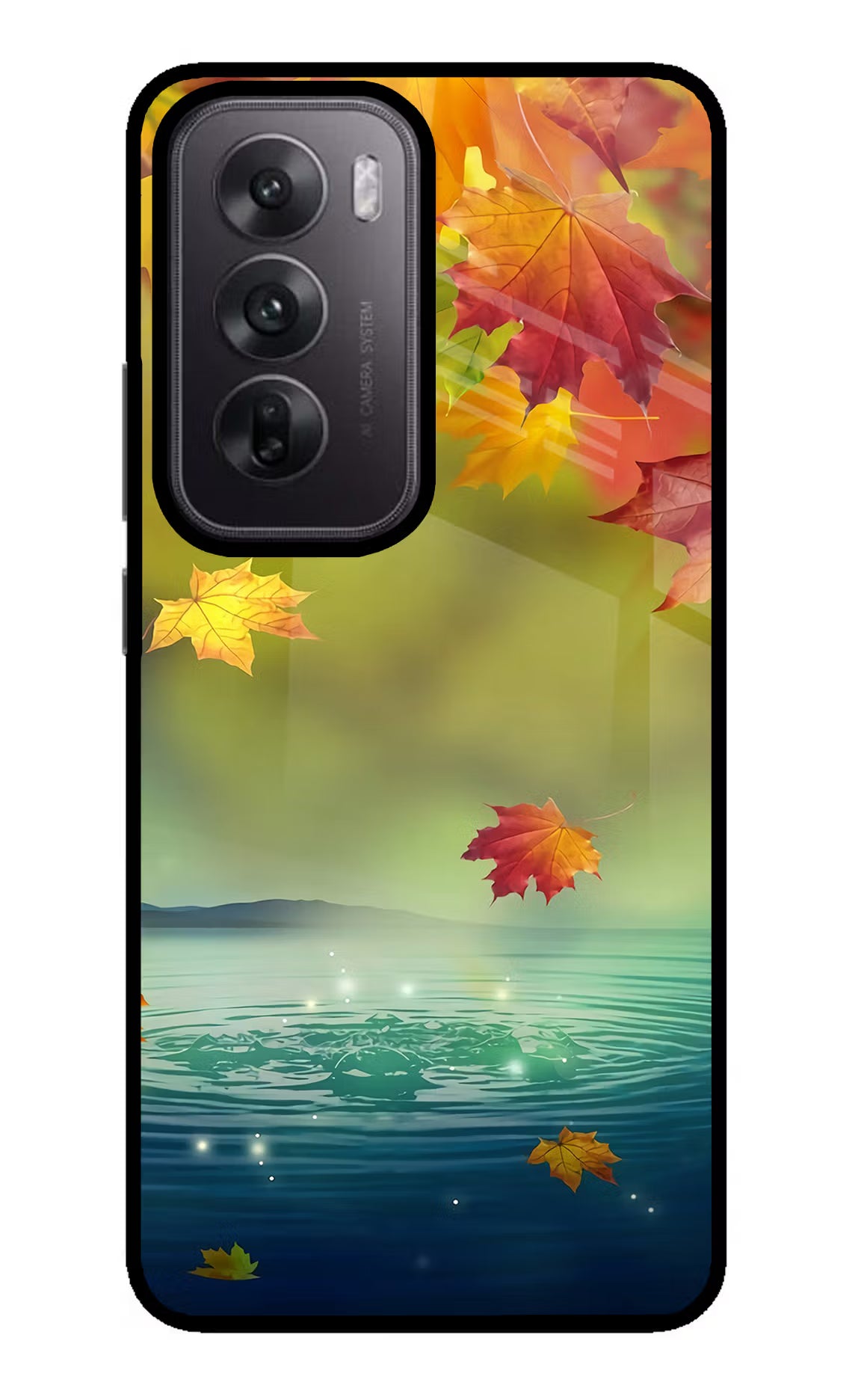 Flowers Oppo Reno12 5G Glass Case