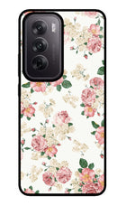 Flowers Oppo Reno12 5G Glass Case