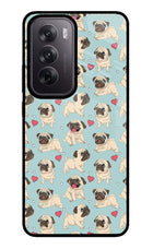 Pug Dog Oppo Reno12 5G Glass Case