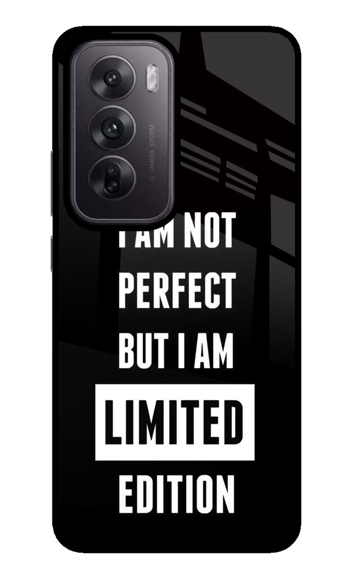 I Am Not Perfect But I Am Limited Edition Oppo Reno12 5G Glass Case