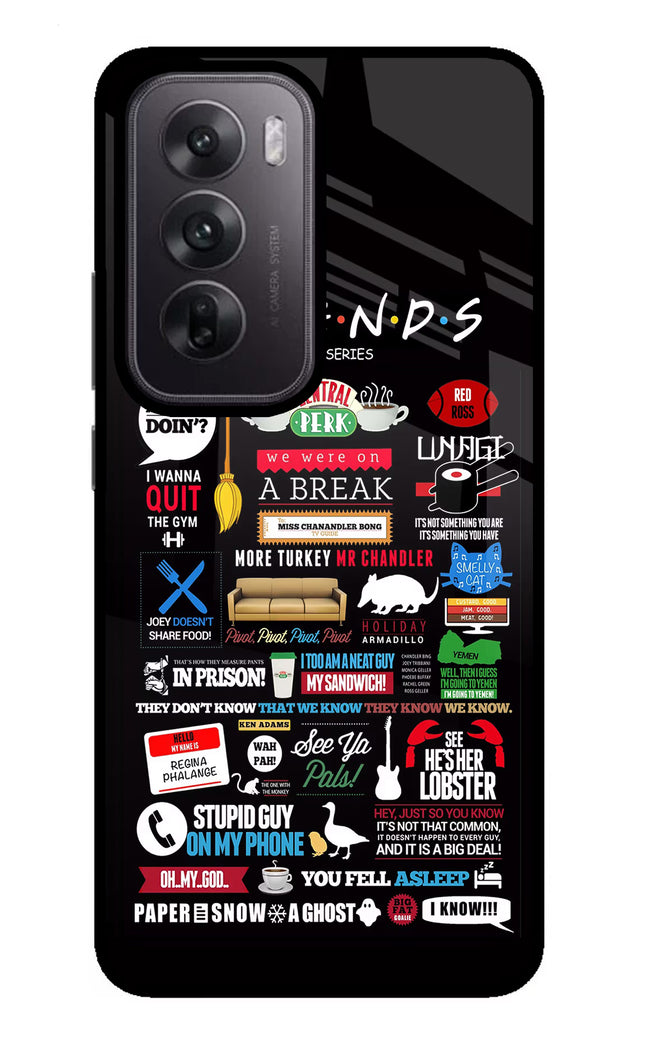 FRIENDS Oppo Reno12 5G Glass Case
