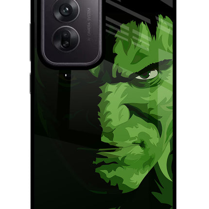 HULK Oppo Reno12 5G Glass Case Back Cover by Casekaro