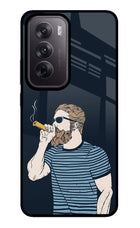 Smoking Oppo Reno12 5G Glass Case