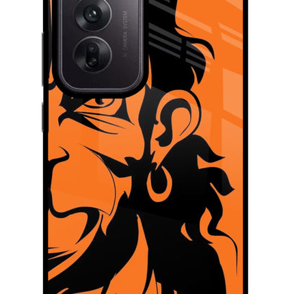 Hanuman Oppo Reno12 5G Glass Case Back Cover by Casekaro