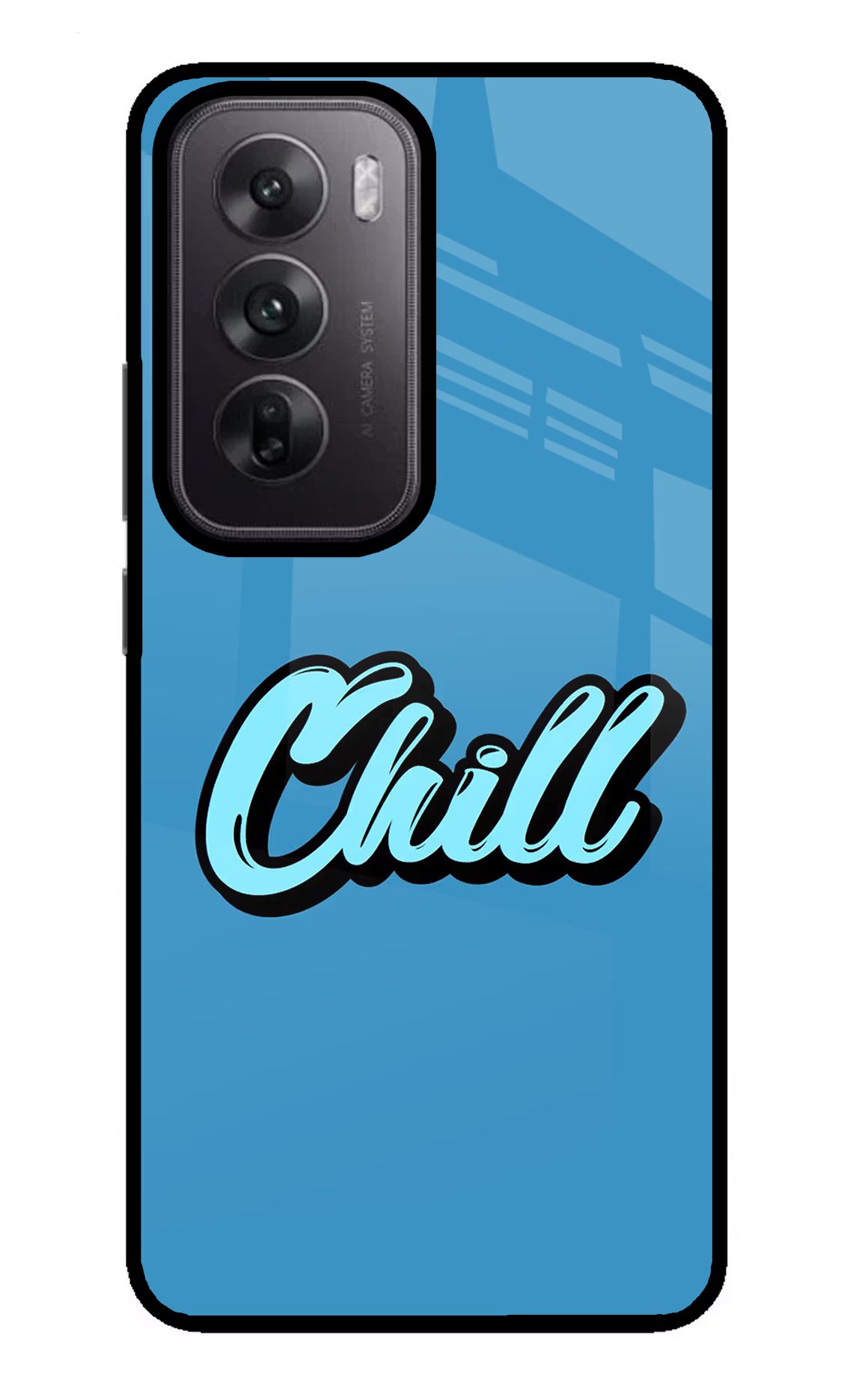 Chill Oppo Reno12 5G Glass Case Back Cover by Casekaro