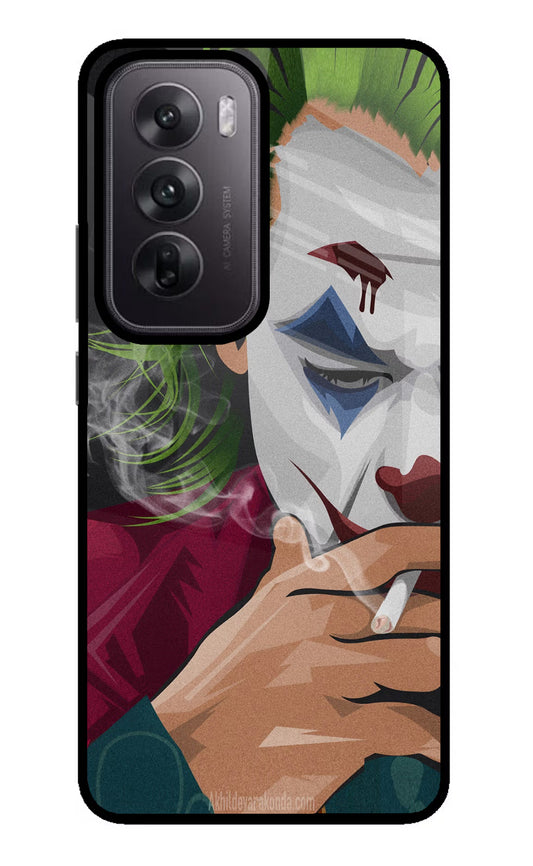Joker Smoking Oppo Reno12 5G Glass Case