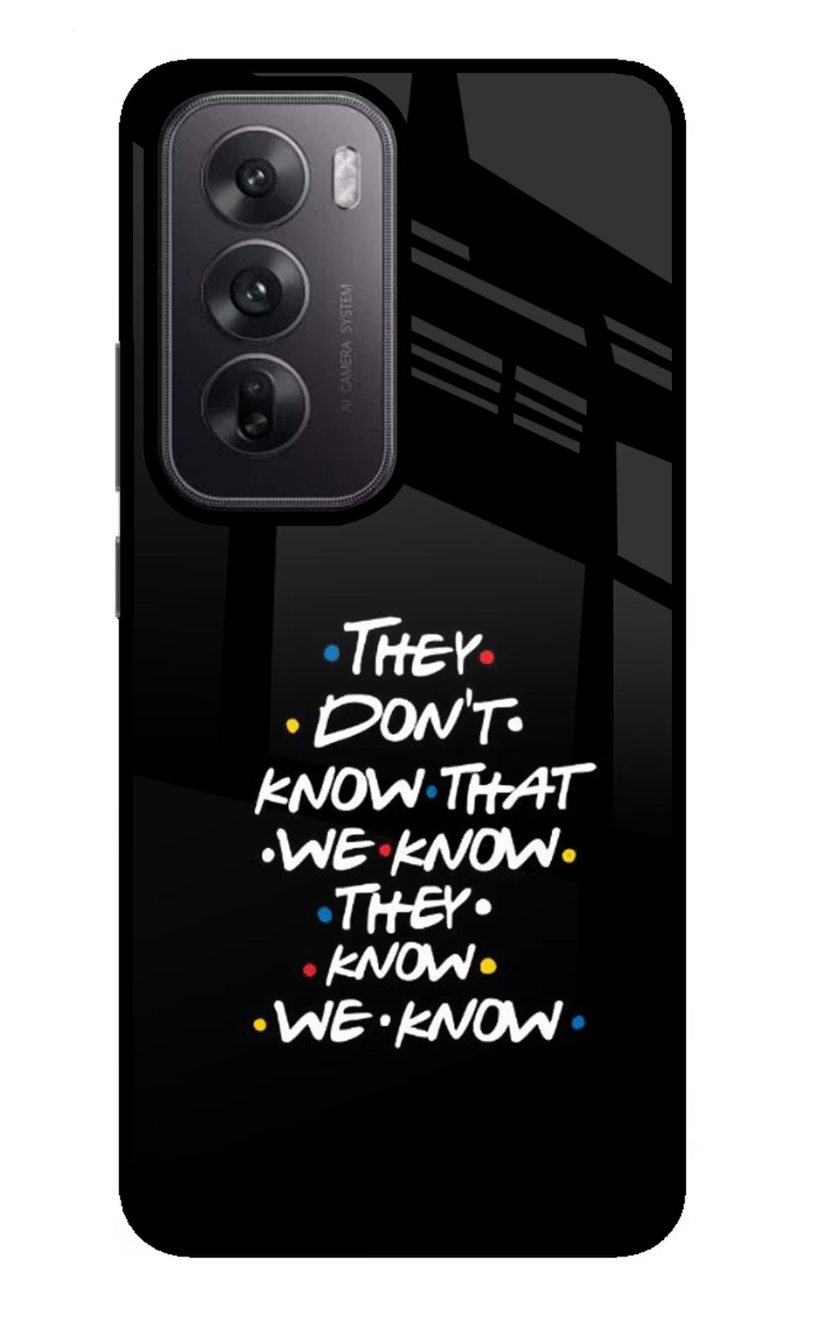 FRIENDS Dialogue Oppo Reno12 5G Glass Case