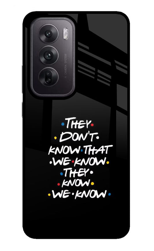 FRIENDS Dialogue Oppo Reno12 5G Glass Case