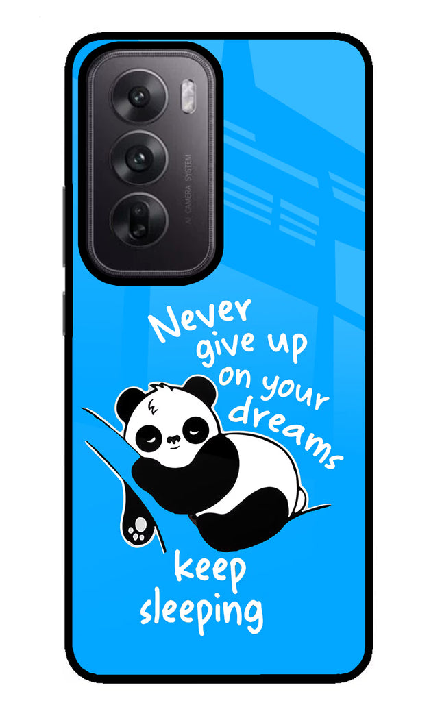 Keep Sleeping Oppo Reno12 5G Glass Case