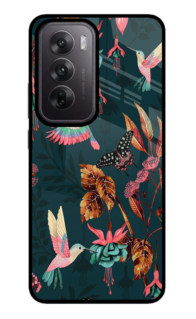 Birds Oppo Reno12 5G Glass Case
