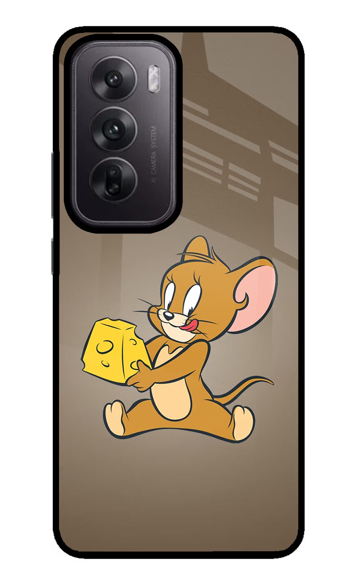 Jerry Oppo Reno12 5G Glass Case Back Cover by Casekaro