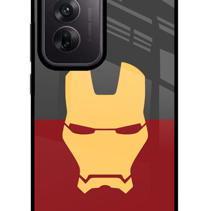 Ironman Oppo Reno12 5G Glass Case Back Cover by Casekaro