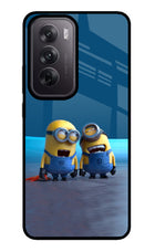 Minion Laughing Oppo Reno12 5G Glass Case