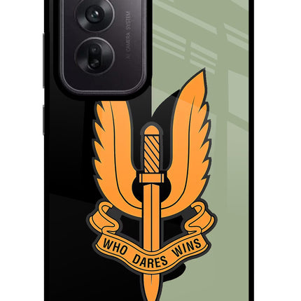 Balidan Logo Oppo Reno12 5G Glass Case Back Cover by Casekaro