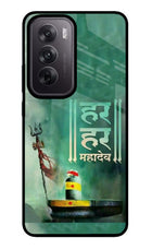 Har Har Mahadev Shivling Oppo Reno12 5G Glass Case
