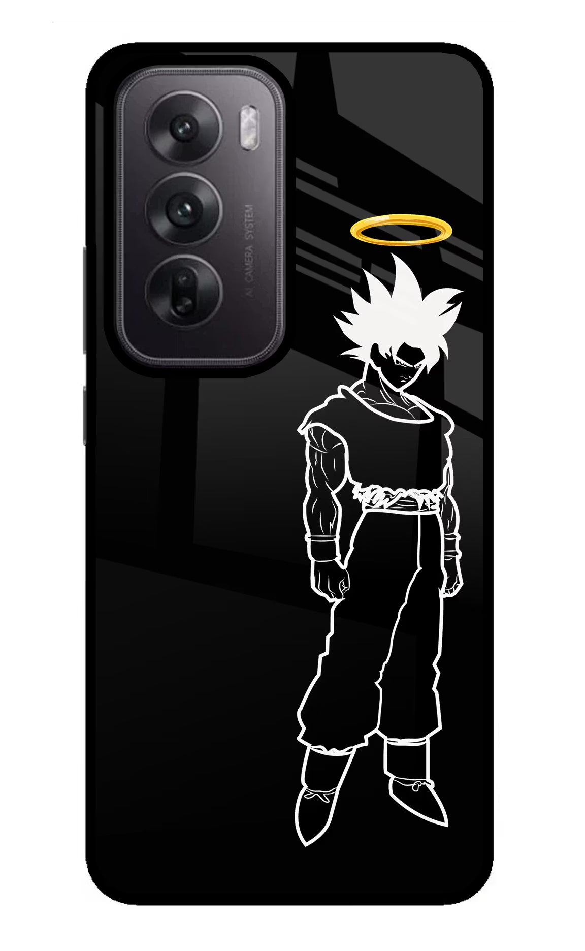 DBS Character Oppo Reno12 5G Glass Case Back Cover by Casekaro