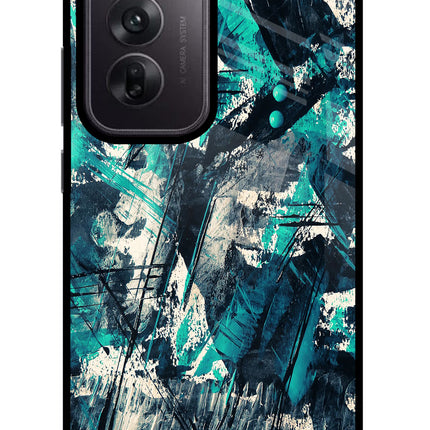 Artwork Oppo Reno12 5G Glass Case Back Cover by Casekaro