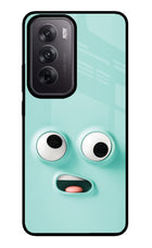 Funny Cartoon Oppo Reno12 5G Glass Case