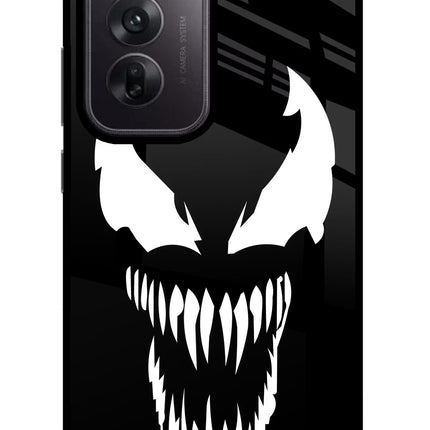 Venom Oppo Reno12 5G Glass Case Back Cover by Casekaro