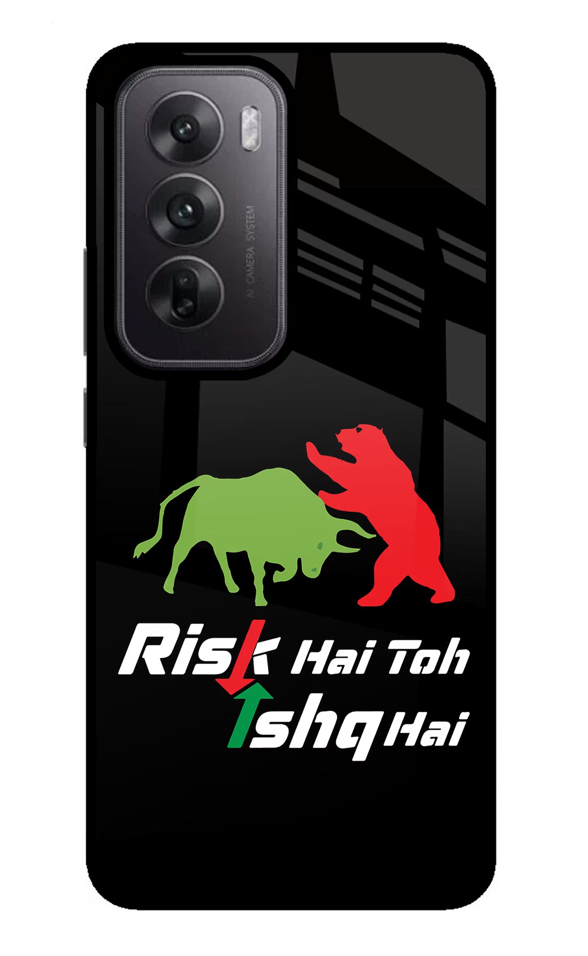 Risk Hai Toh Ishq Hai Oppo Reno12 5G Glass Case