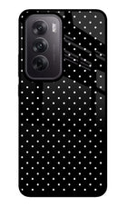 White Dots Oppo Reno12 5G Glass Case