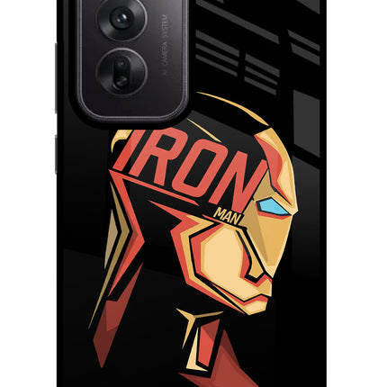 IronMan Oppo Reno12 5G Glass Case Back Cover by Casekaro