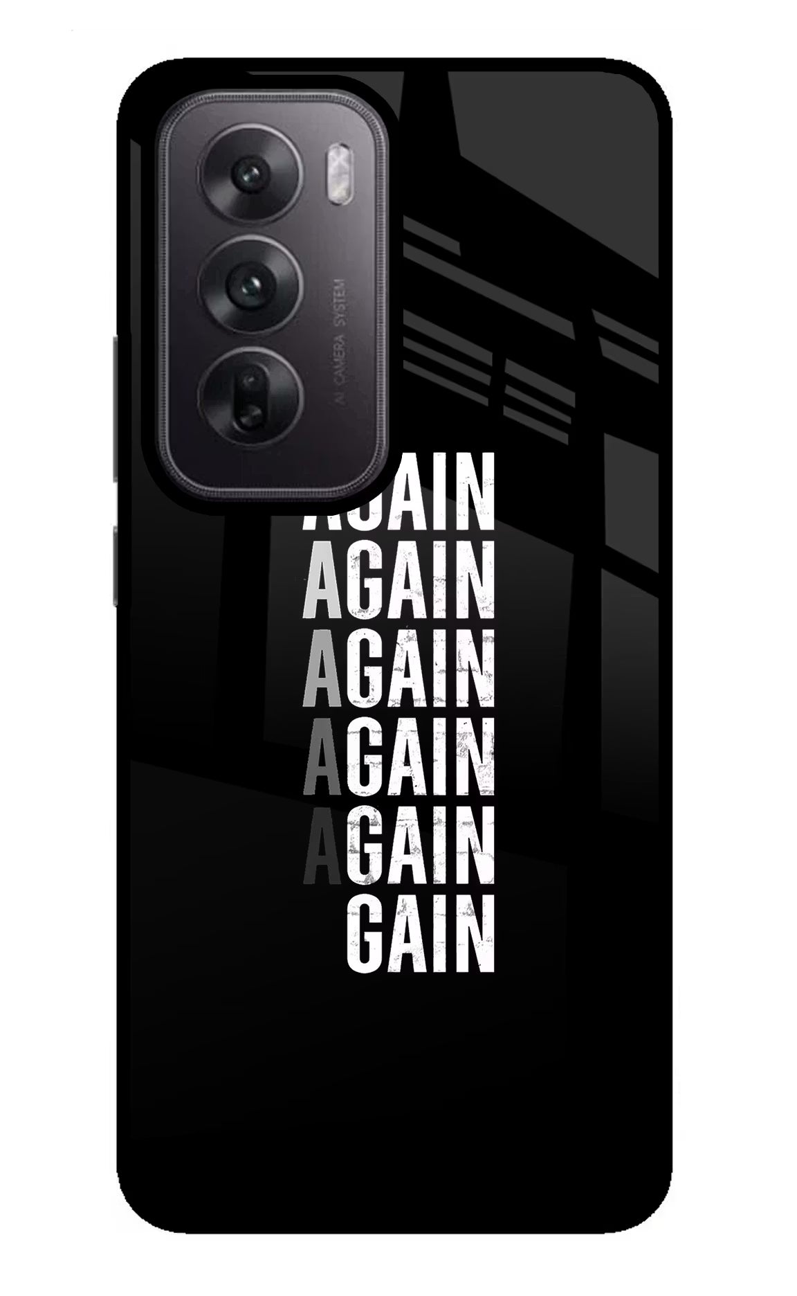 Again Again Gain Oppo Reno12 5G Glass Case