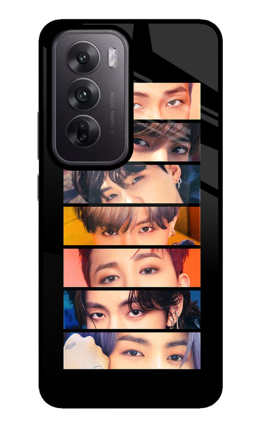 BTS Eyes Oppo Reno12 5G Glass Case
