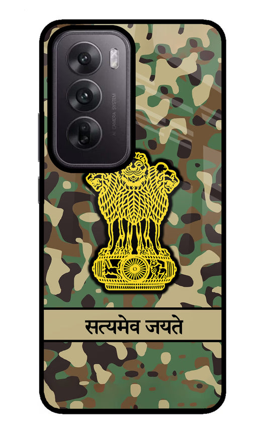 Satyamev Jayate Army Oppo Reno12 5G Glass Case