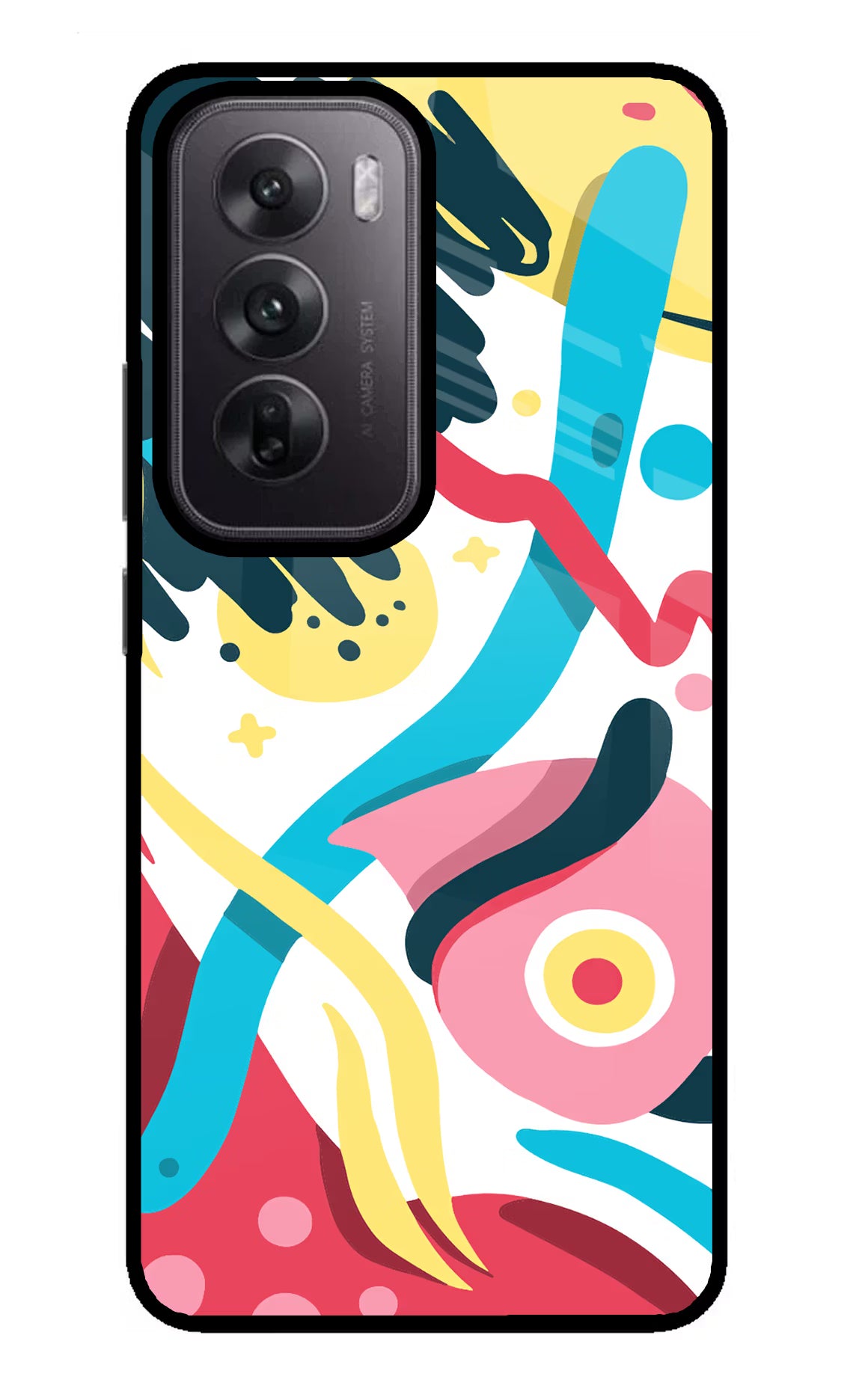 Trippy Oppo Reno12 5G Glass Case