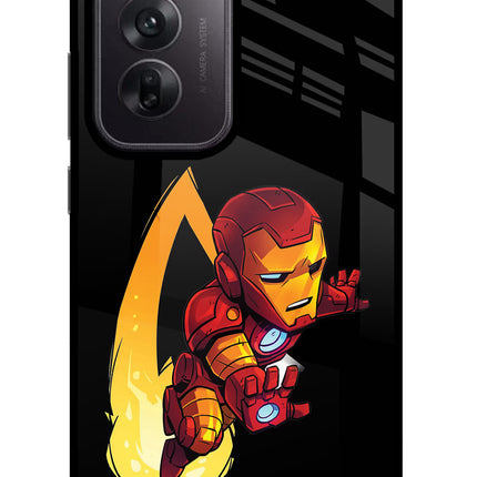 IronMan Oppo Reno12 5G Glass Case Back Cover by Casekaro