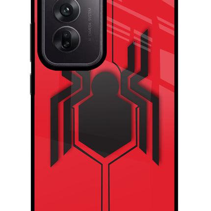 Spider Oppo Reno12 5G Glass Case Back Cover by Casekaro