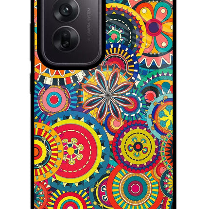 Gol Gol Art Oppo Reno12 5G Glass Case Back Cover by Casekaro