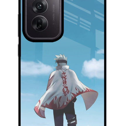 Kakashi Oppo Reno12 5G Glass Case Back Cover by Casekaro