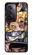 Naruto Character Oppo Reno12 5G Glass Case