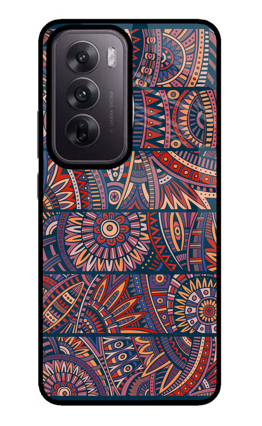 African Culture Design Oppo Reno12 5G Glass Case