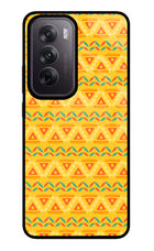 Tribal Pattern Oppo Reno12 5G Glass Case