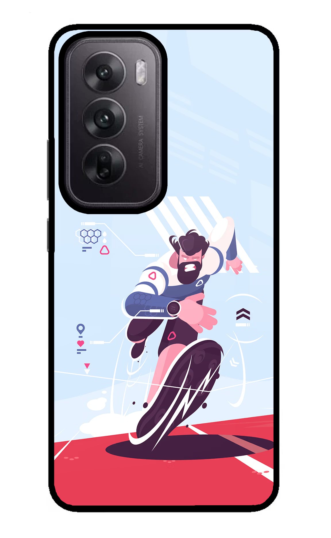 Run Pro Oppo Reno12 5G Glass Case