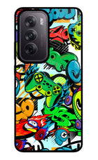Game Doodle Oppo Reno12 5G Glass Case