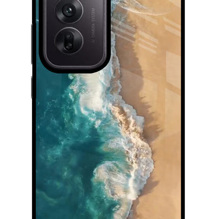 Ocean Beach Oppo Reno12 5G Glass Case
