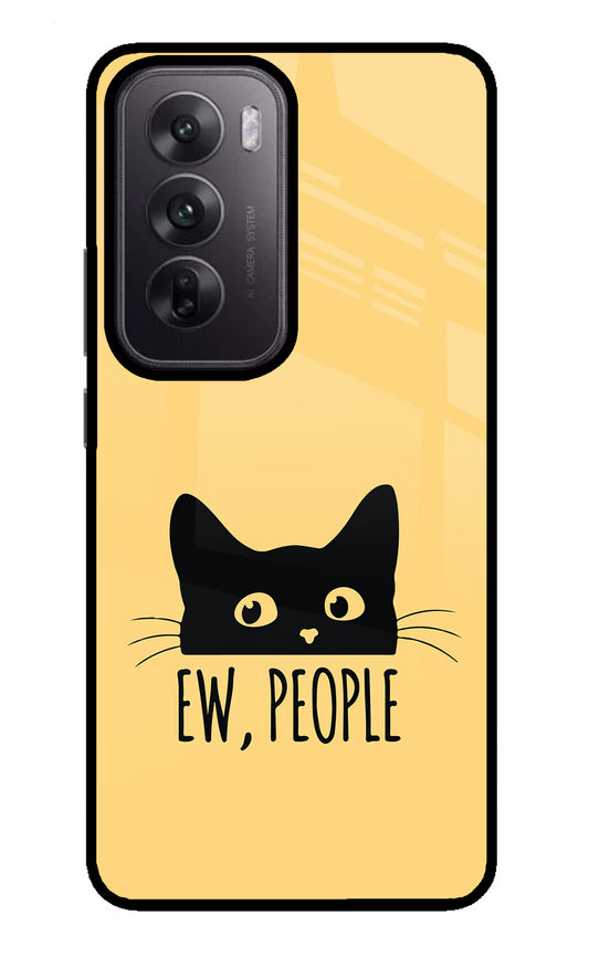 Ew People Catitude Oppo Reno12 5G Glass Case