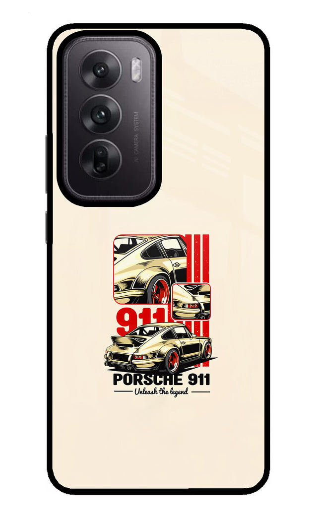 Classic Porsche 911 Oppo Reno12 5G Glass Case