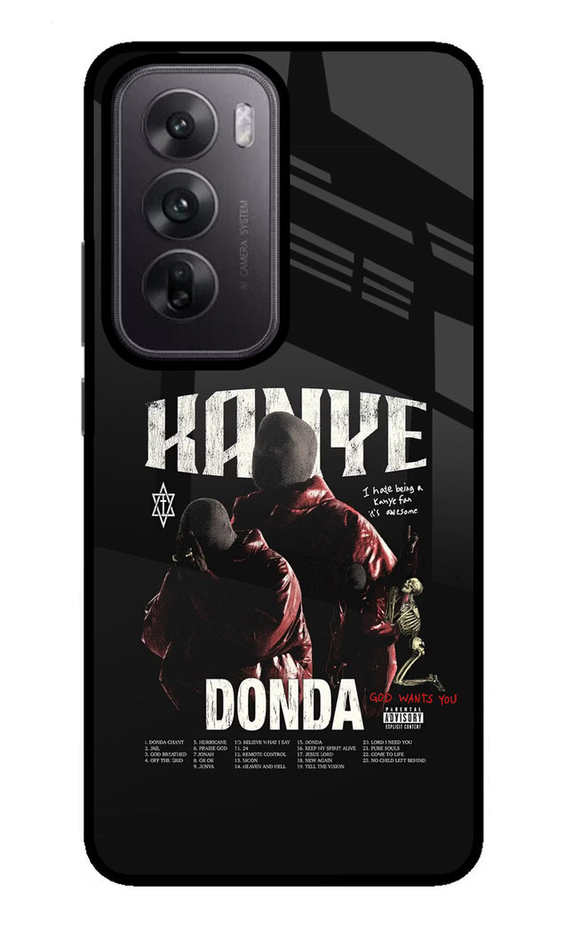 Donda Kanye West Oppo Reno12 5G Glass Case
