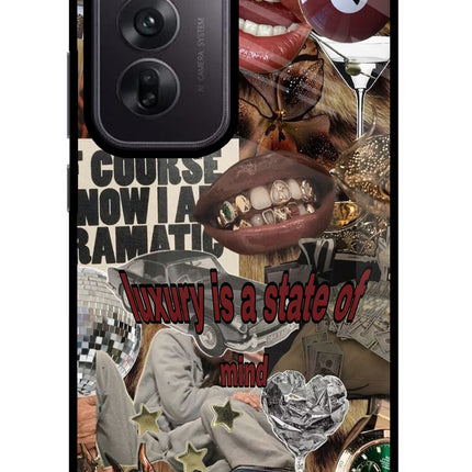 Luxury Oppo Reno12 5G Glass Case Back Cover by Casekaro