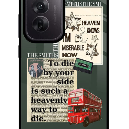 The Smiths Oppo Reno12 5G Glass Case Back Cover by Casekaro