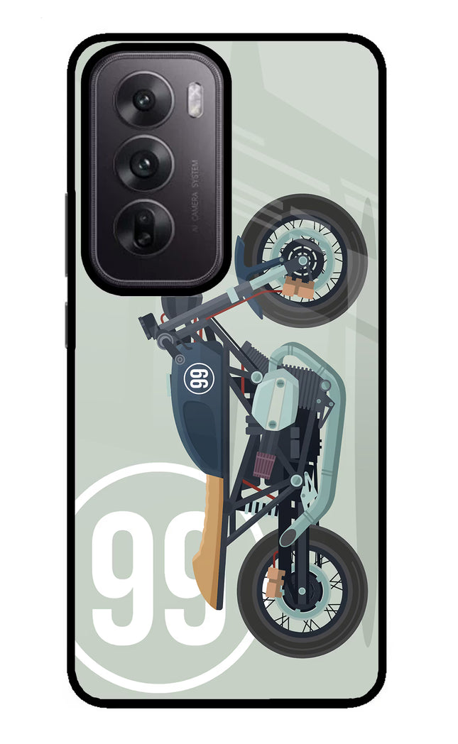 Classic Cafe Racer 99 Oppo Reno12 5G Glass Case