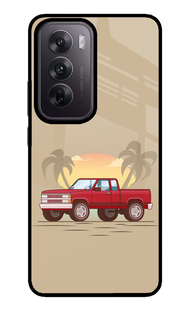 Desert Classic Drive Oppo Reno12 5G Glass Case