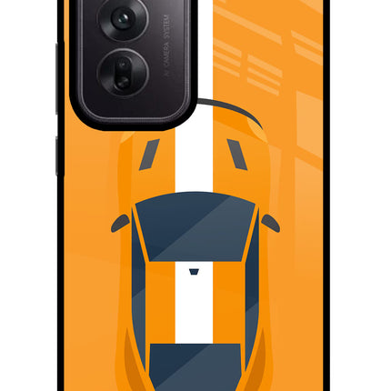 Highway Pursuit Oppo Reno12 5G Glass Case Back Cover by Casekaro