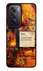 Leo Zodiac Oppo Reno12 5G Glass Case